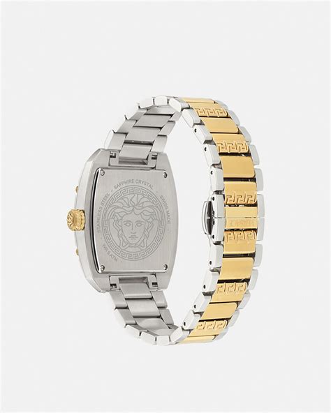 versace uhr gold silber|macy's versace jewelry.